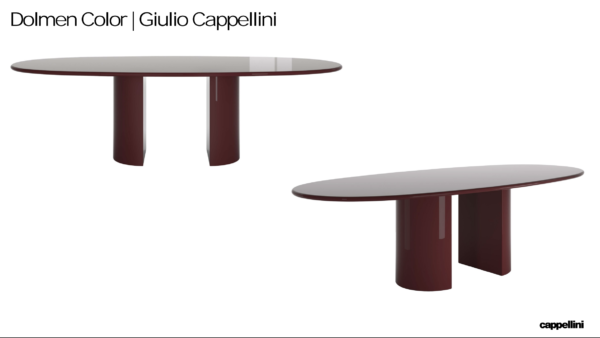 STÓŁ DOLMEN COLOR – GIULIO CAPPELLINIEGO DLA WŁOSKIEJ MARKI CAPPELLINI
