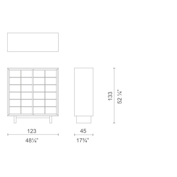 WŁOSKA KOMODA RETI-CO CABINET, CAPPELLINI - obrazek 9