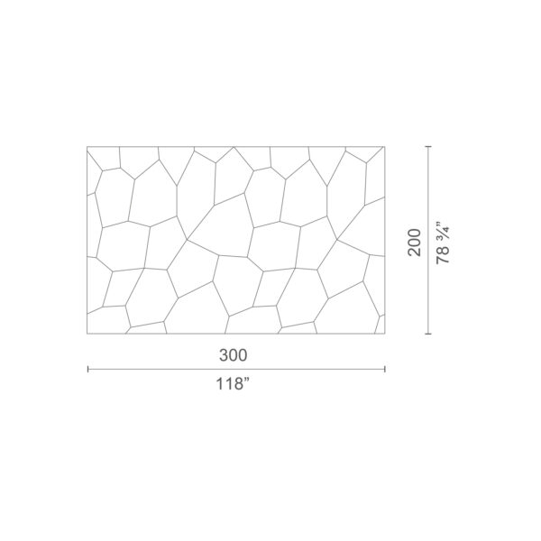 Dywan Camouflage Cappellini – rozmiar