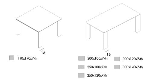 STÓŁ KWADRATOWY TORONTO SOVET ITALIA - obrazek 5